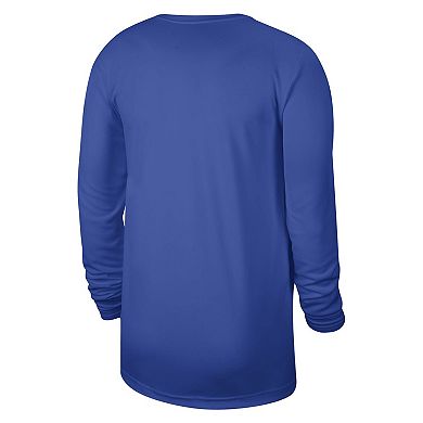 Unisex Nike Blue Dallas Mavericks 2023/24 Legend On-Court Practice Long Sleeve T-Shirt
