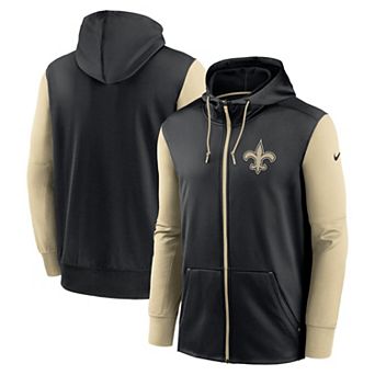 Men's Nike Black New Orleans Saints Performance Full-Zip Hoodie