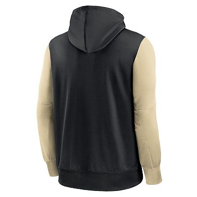 Men's Nike Black New Orleans Saints Performance Full-Zip Hoodie