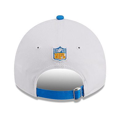 Women's New Era White/Powder Blue Los Angeles Chargers 2023 Sideline 9TWENTY Adjustable Hat