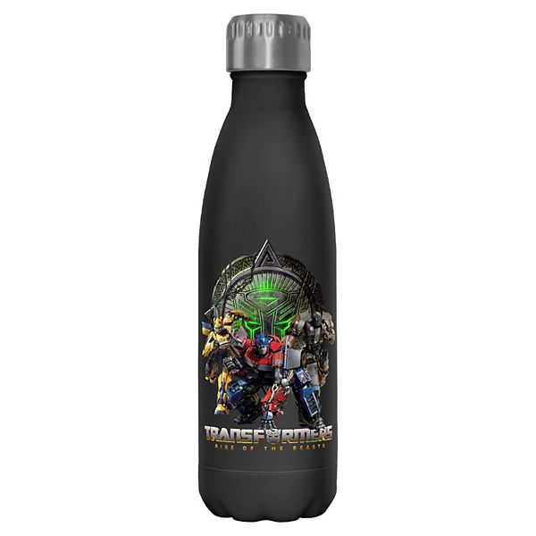 Transformers: Rise of The Beasts Autobots Triple Squad 17-oz. Stainless Steel Bottle, Black