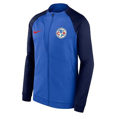 Youth Nike Blue Club America 2023/24 Academy Pro Anthem Raglan Performance Full-Zip Jacket