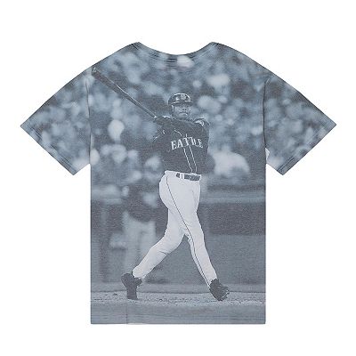 Men's Mitchell & Ness Ken Griffey Jr. Seattle Mariners Cooperstown  Collection Highlight Sublimated Player Graphic T-