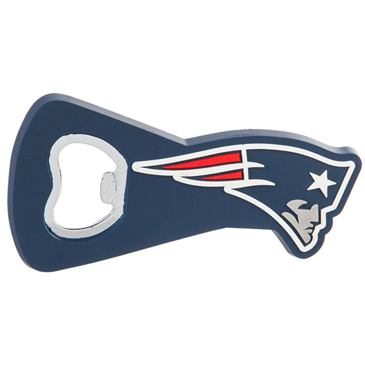 New England Patriots Teamball 6 x 6 Oval Full Color Magnet