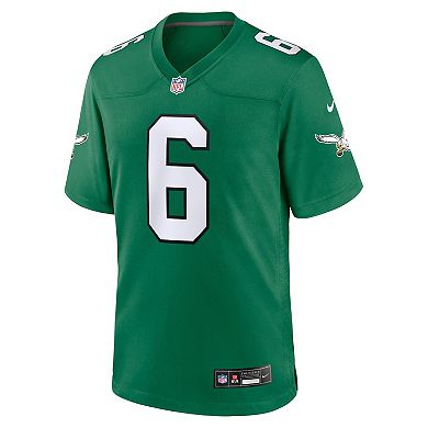 Men's Nike DeVonta Smith Kelly Green Philadelphia Eagles Alternate Game Player Jersey