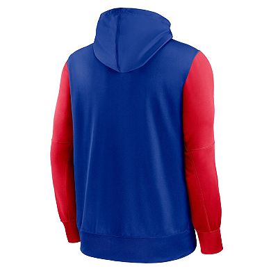 Men's Nike Royal Buffalo Bills Performance Full-Zip Hoodie
