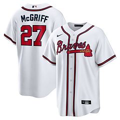 Austin Riley Youth Atlanta Braves White 2022 Program Jersey - Gold Replica