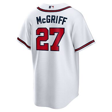 Men's Nike Fred McGriff White Atlanta Braves 2023 Hall of Fame Inline Replica Jersey