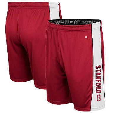 Men's Colosseum Cardinal Stanford Cardinal Panel Shorts