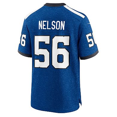Men's Nike Quenton Nelson Royal Indianapolis Colts Indiana Nights Alternate Game Jersey