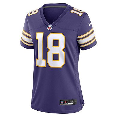 Women's Nike Justin Jefferson Purple Minnesota Vikings Player Jersey