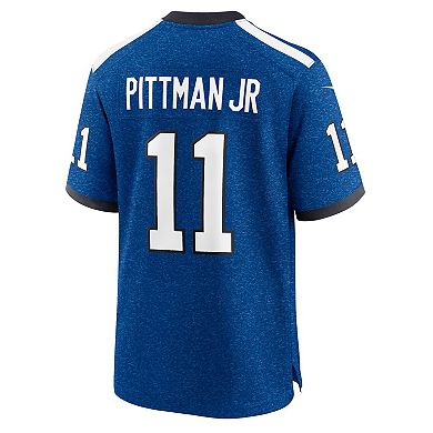 Men's Nike Michael Pittman Jr. Royal Indianapolis Colts Indiana Nights Alternate Game Jersey