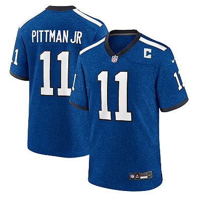 Men's Nike Michael Pittman Jr. Royal Indianapolis Colts Indiana Nights Alternate Game Jersey