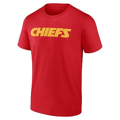 Men's Profile  Red Kansas City Chiefs Big & Tall Two-Sided T-Shirt