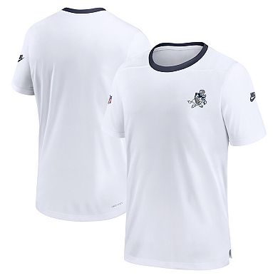 Men's Nike White Dallas Cowboys Sideline Coaches Alternate Performance T-Shirt