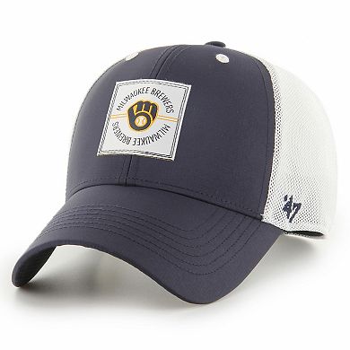 Men's '47 Navy Milwaukee Brewers Disburse MVP Trucker Adjustable Hat