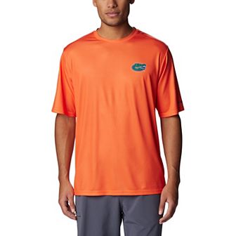 Men's Columbia Orange Florida Gators Terminal Tackle State Omni-Shade T-Shirt