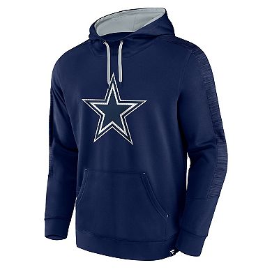 Men's Fanatics Branded Navy Dallas Cowboys Defender Evo Pullover Hoodie