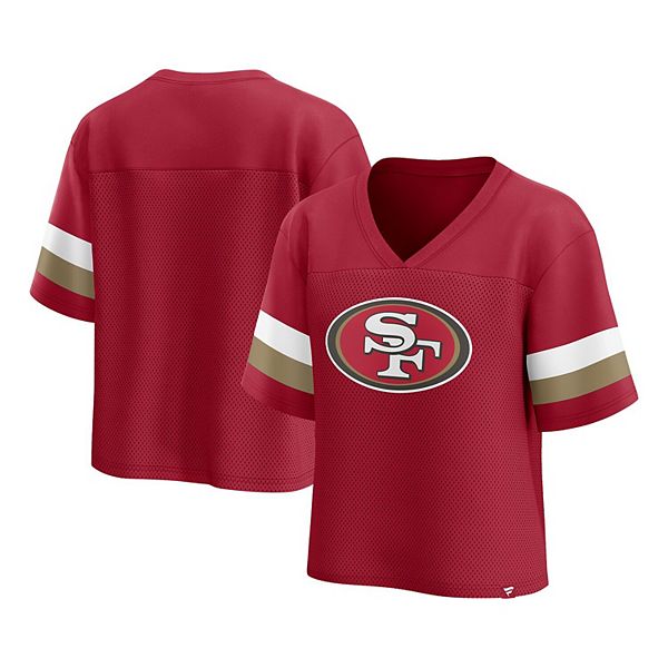 Women's Fanatics Branded Scarlet San Francisco 49ers Established Jersey ...