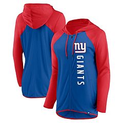 NFL Team Apparel Little Girls' New York Giants True Fan Pullover Hoodie