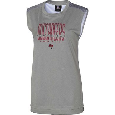 Women's Gray Tampa Bay Buccaneers No Sweat Tank Top