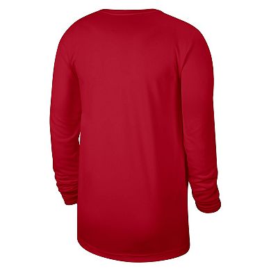 Unisex Nike Red Portland Trail Blazers 2023/24 Legend On-Court Practice Long Sleeve T-Shirt