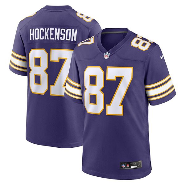 NFL Pro Line Men's T.j. Hockenson Purple Minnesota Vikings Player Jersey