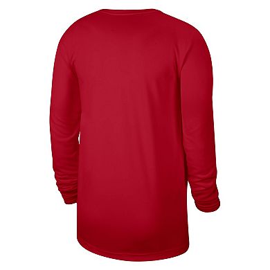 Unisex Nike Red Atlanta Hawks 2023/24 Legend On-Court Practice Long Sleeve T-Shirt