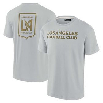 Men's Fanatics Signature Gray LAFC Oversized Logo T-Shirt