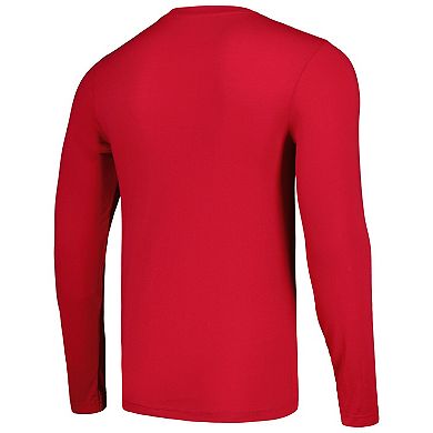 Men's Red Tampa Bay Buccaneers Combine Authentic Impact Long Sleeve T-Shirt