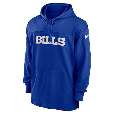 Men's Nike  Royal Buffalo Bills 2023 Sideline Performance Hooded Top