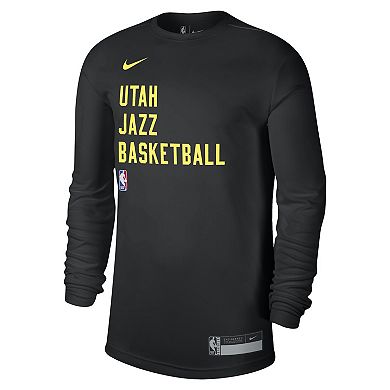 Unisex Nike Black Utah Jazz 2023/24 Legend On-Court Practice Long Sleeve T-Shirt