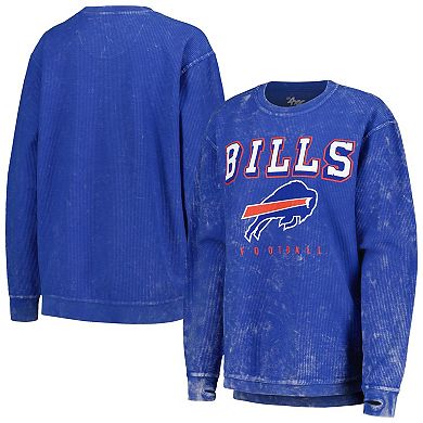 Women's G-III 4Her by Carl Banks Royal Buffalo Bills Comfy Cord Pullover Sweatshirt