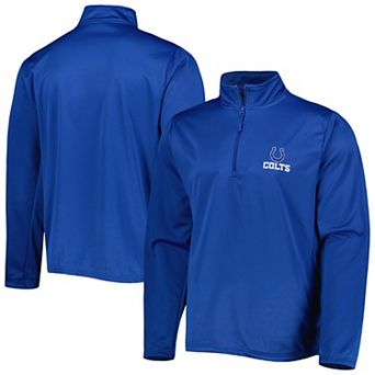 Men's Dunbrooke Royal Indianapolis Colts All-Star Tech Quarter-Zip Top