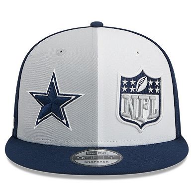 Men's New Era Gray/Navy Dallas Cowboys 2023 Sideline 9FIFTY Snapback Hat