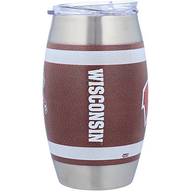 Wisconsin Badgers 15oz. Football Tumbler