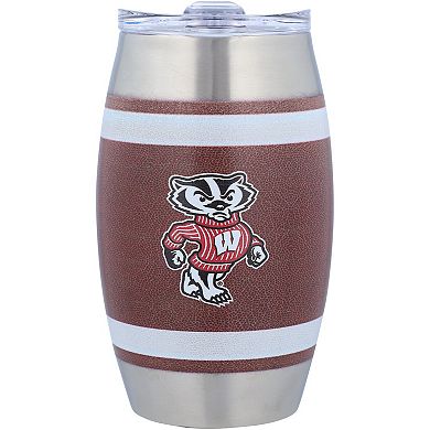 Wisconsin Badgers 15oz. Football Tumbler