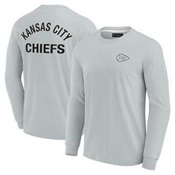 Unisex Fanatics Signature Gray Kansas City Chiefs Elements Super Soft Long Sleeve T-Shirt