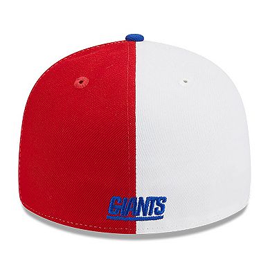 Men's New Era  Red/Royal New York Giants 2023 Sideline Low Profile 59FIFTY Fitted Hat