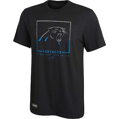 Men's Black Carolina Panthers Combine Authentic Clutch T-Shirt
