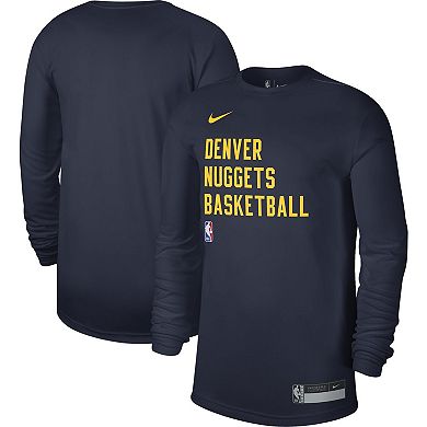 Unisex Nike Navy Denver Nuggets 2023 Legend On-Court Practice Long Sleeve T-Shirt