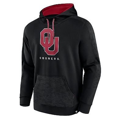Men's Fanatics Branded Black Oklahoma Sooners Defender Pullover Hoodie
