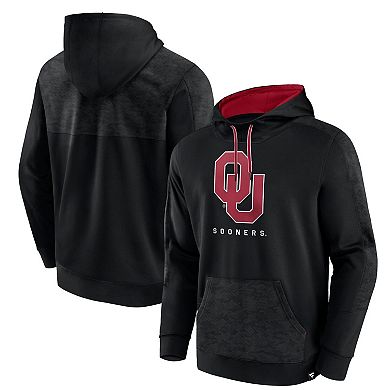 Men's Fanatics Branded Black Oklahoma Sooners Defender Pullover Hoodie