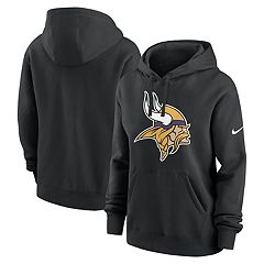 Women's Minnesota Vikings G-III 4Her by Carl Banks Black Comfy Cord  Pullover Sweatshirt