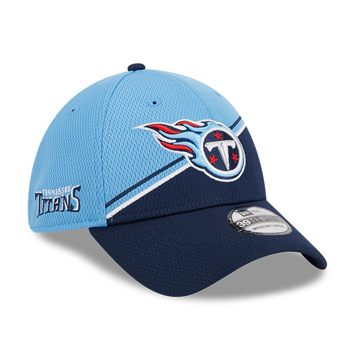 Men's Tennessee Titans Sideline Training Camp 2022 Camouflage 39Thirty  Stretch Fit Hat