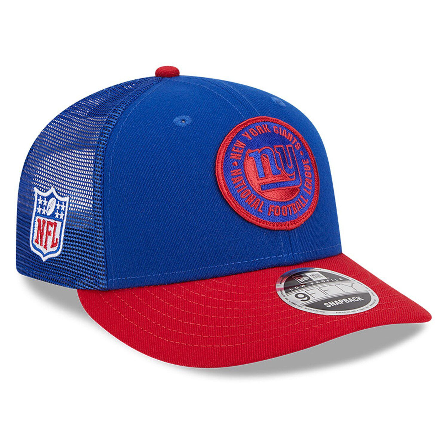 New York Giants Youth Deadstock Snapback Hat - Cream/Royal