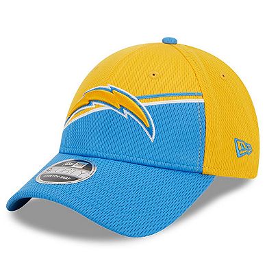 Men's New Era Gold/Powder Blue Los Angeles Chargers 2023 Sideline 9FORTY Adjustable Hat