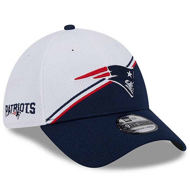 NFL New Era Shield Logo 39THIRTY Flex Hat - White