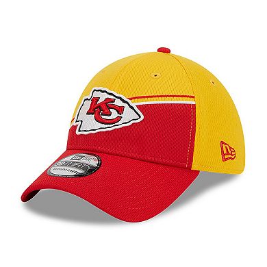 Men's New Era  Gold/Red Kansas City Chiefs 2023 Sideline 39THIRTY Flex Hat