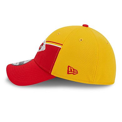 Men's New Era  Gold/Red Kansas City Chiefs 2023 Sideline 39THIRTY Flex Hat